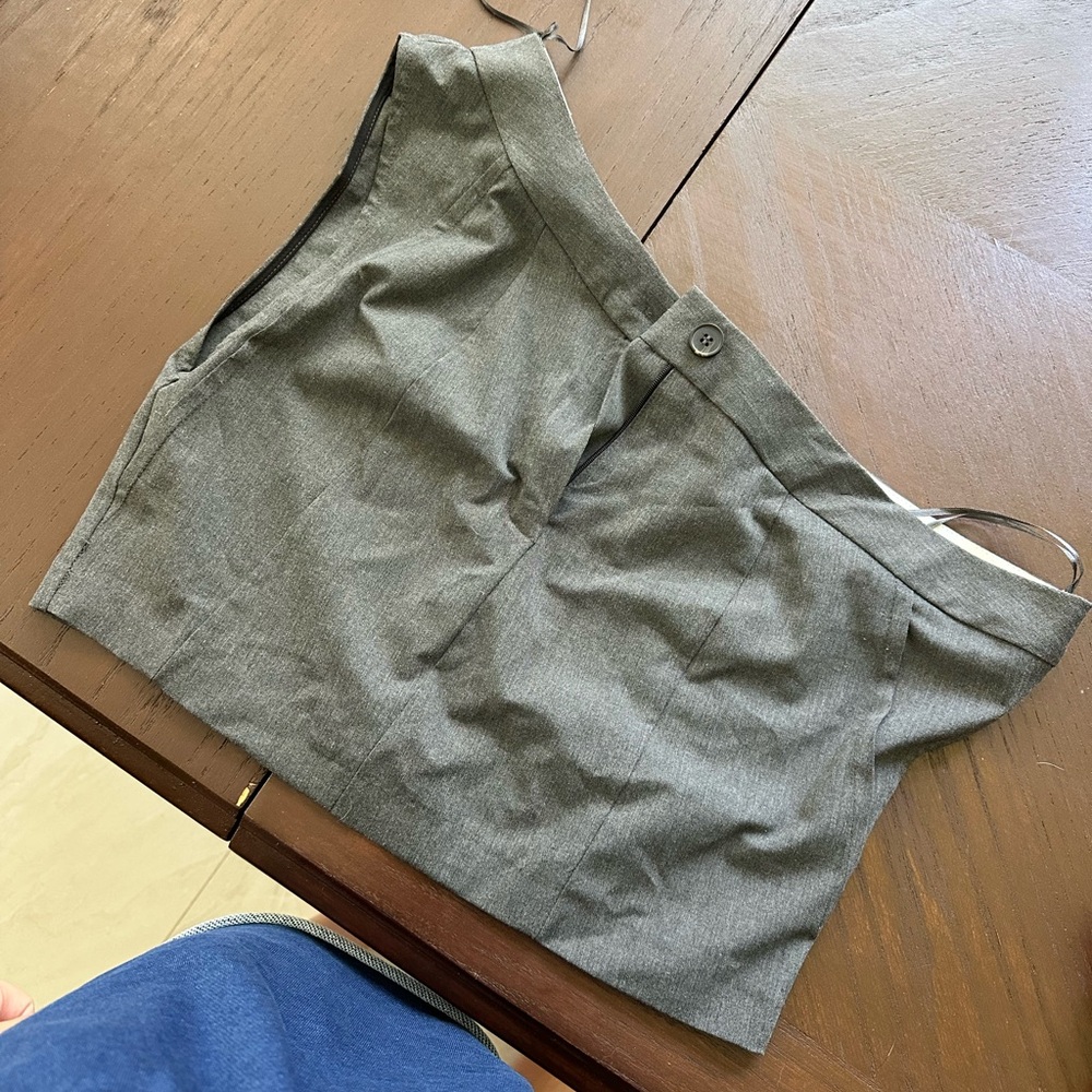 Zara Charcoal A-Line Shirt